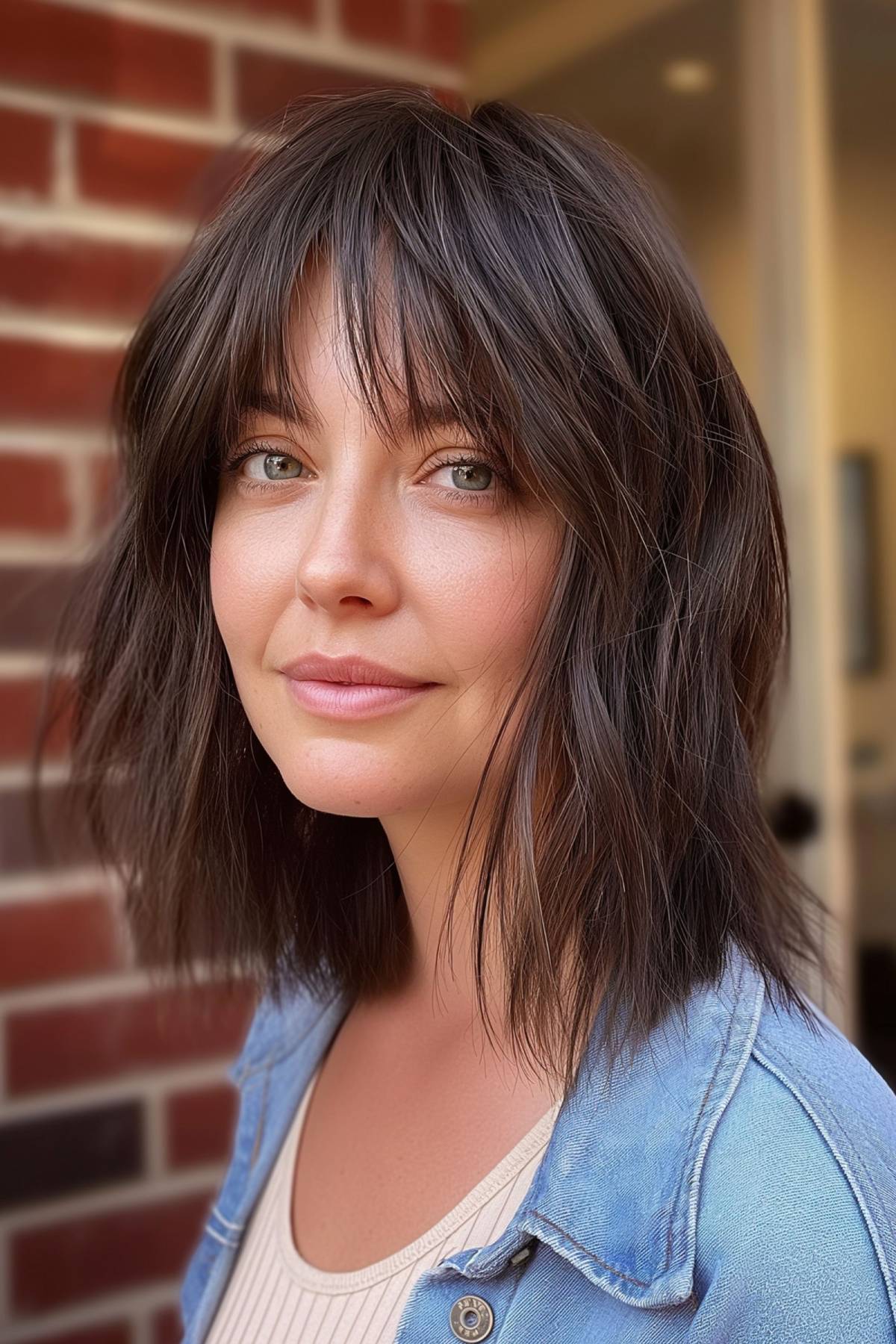 36 Shaggy Bob with Bangs Haircut Ideas for The Modern, Retro Girl