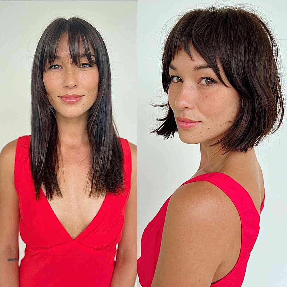 64 Chic Short Bob Haircuts with Bangs