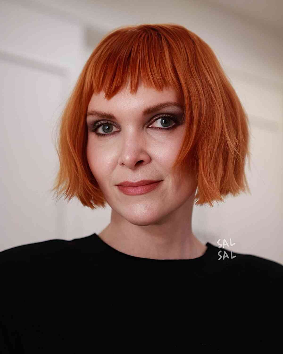 64 Chic Short Bob Haircuts with Bangs