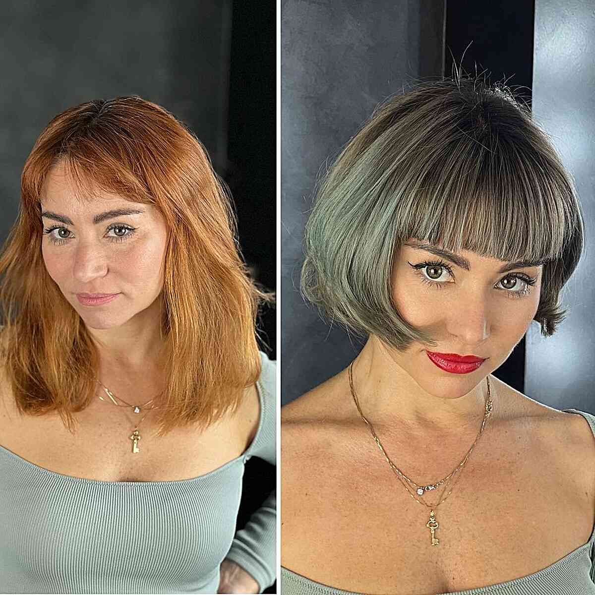 64 Chic Short Bob Haircuts with Bangs