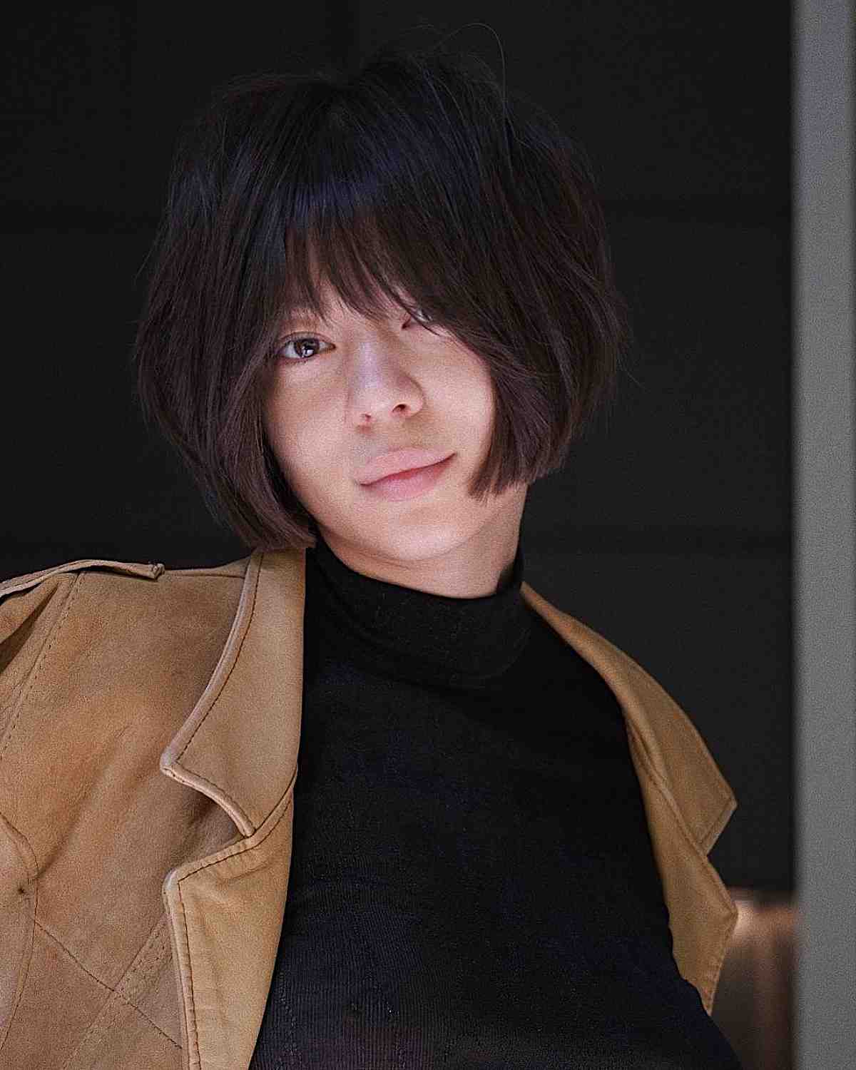 64 Chic Short Bob Haircuts with Bangs