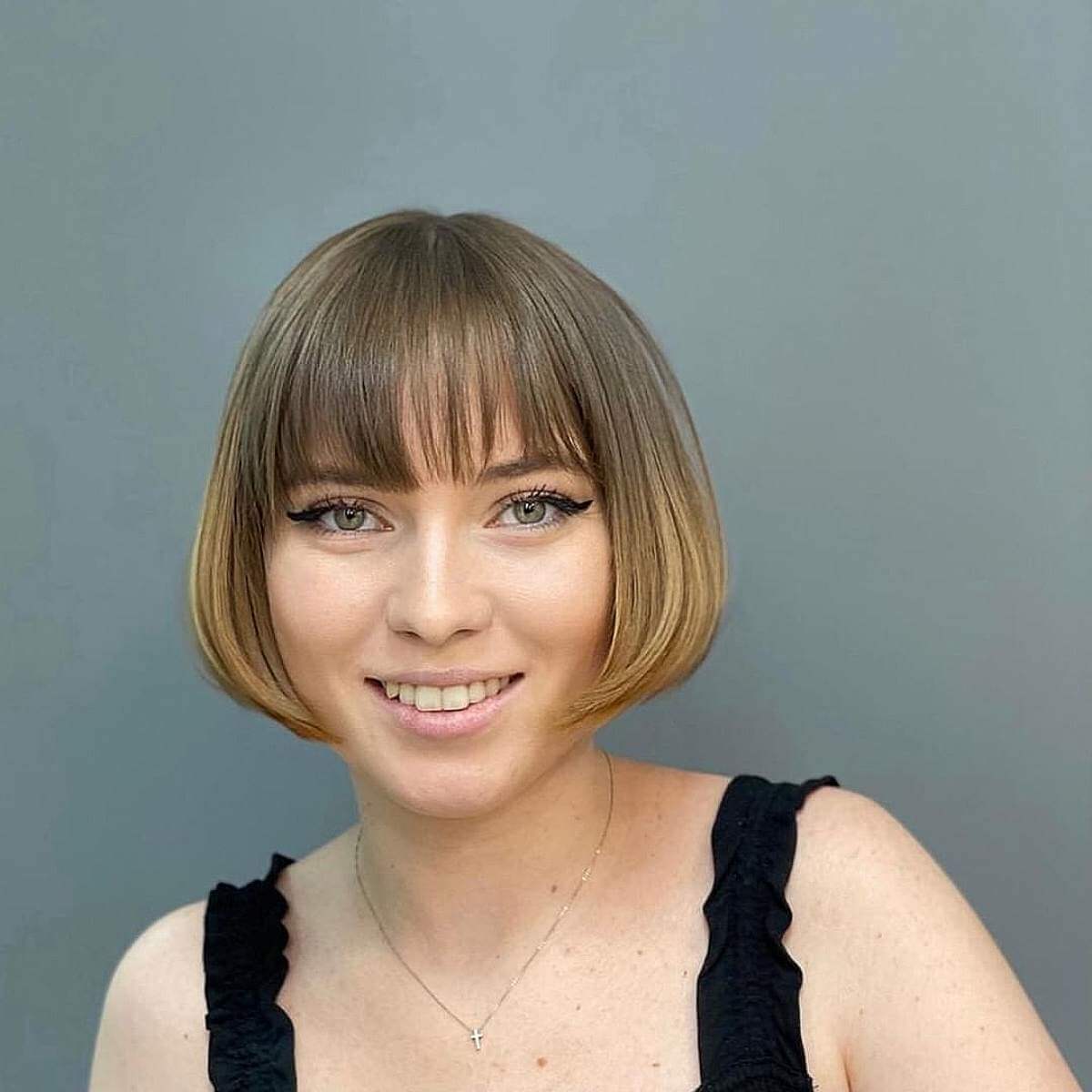 64 Chic Short Bob Haircuts with Bangs
