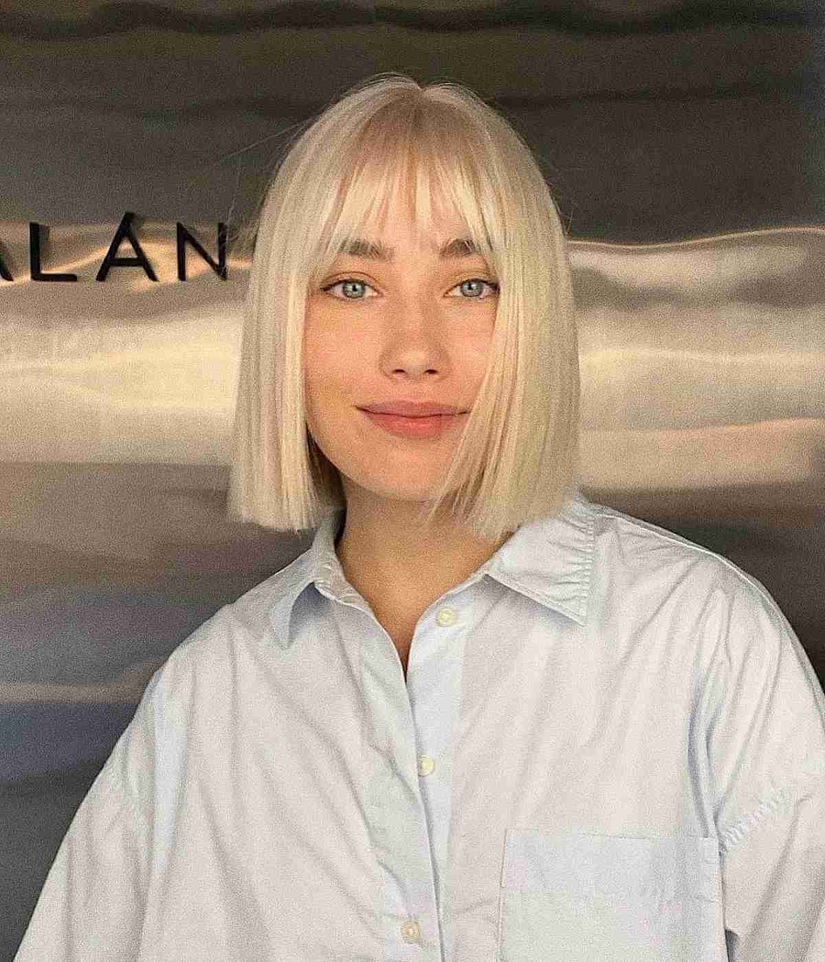 64 Chic Short Bob Haircuts with Bangs