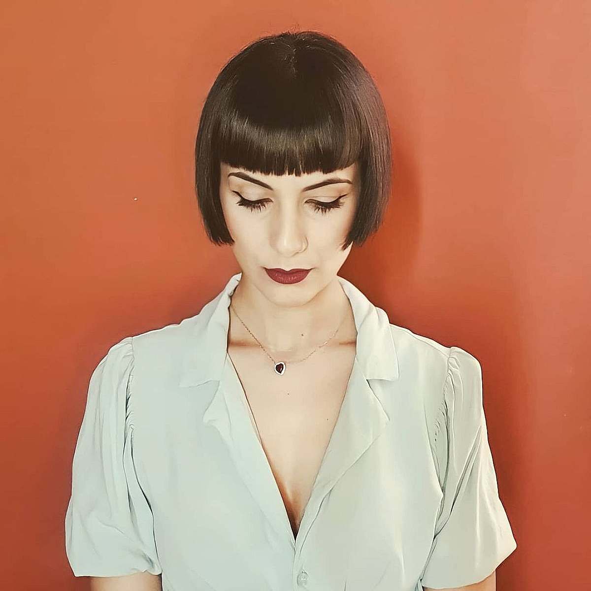 64 Chic Short Bob Haircuts with Bangs
