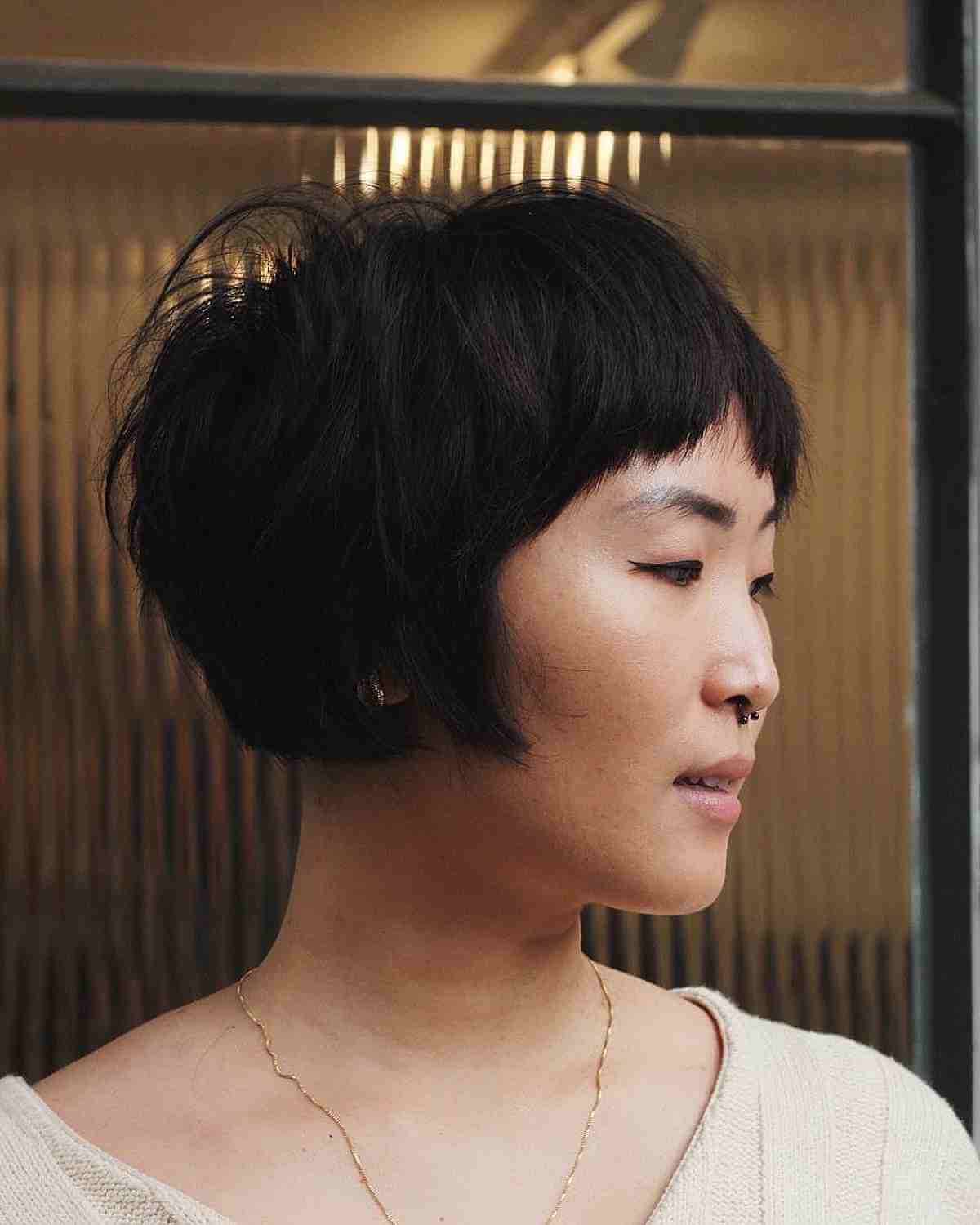64 Chic Short Bob Haircuts with Bangs