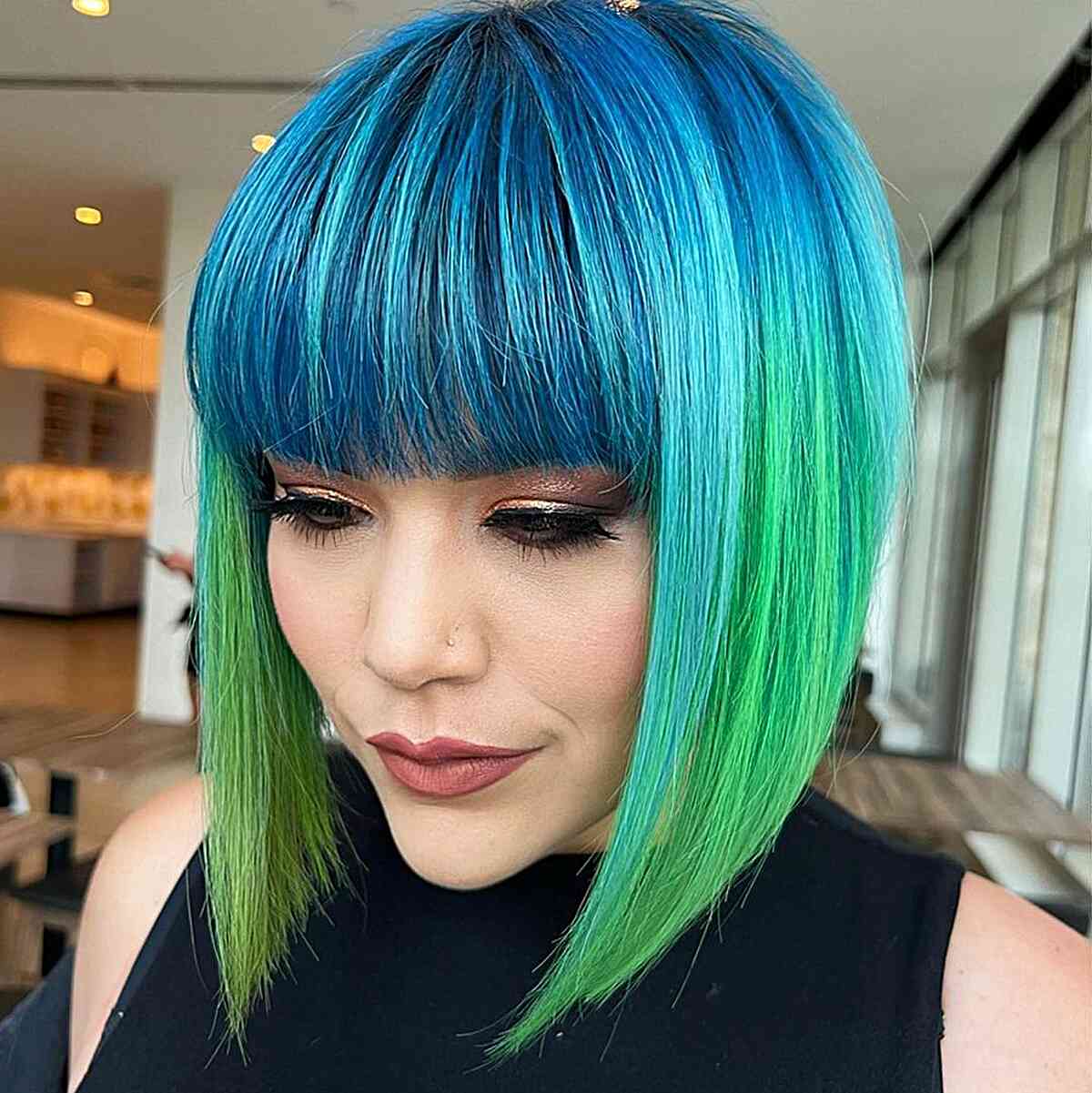 64 Chic Short Bob Haircuts with Bangs
