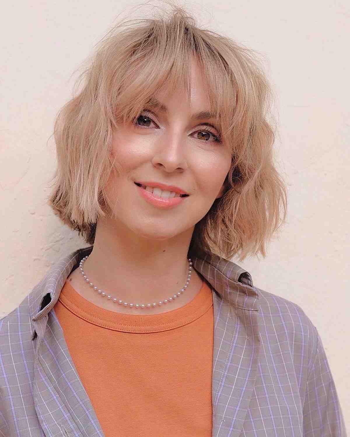 64 Chic Short Bob Haircuts with Bangs