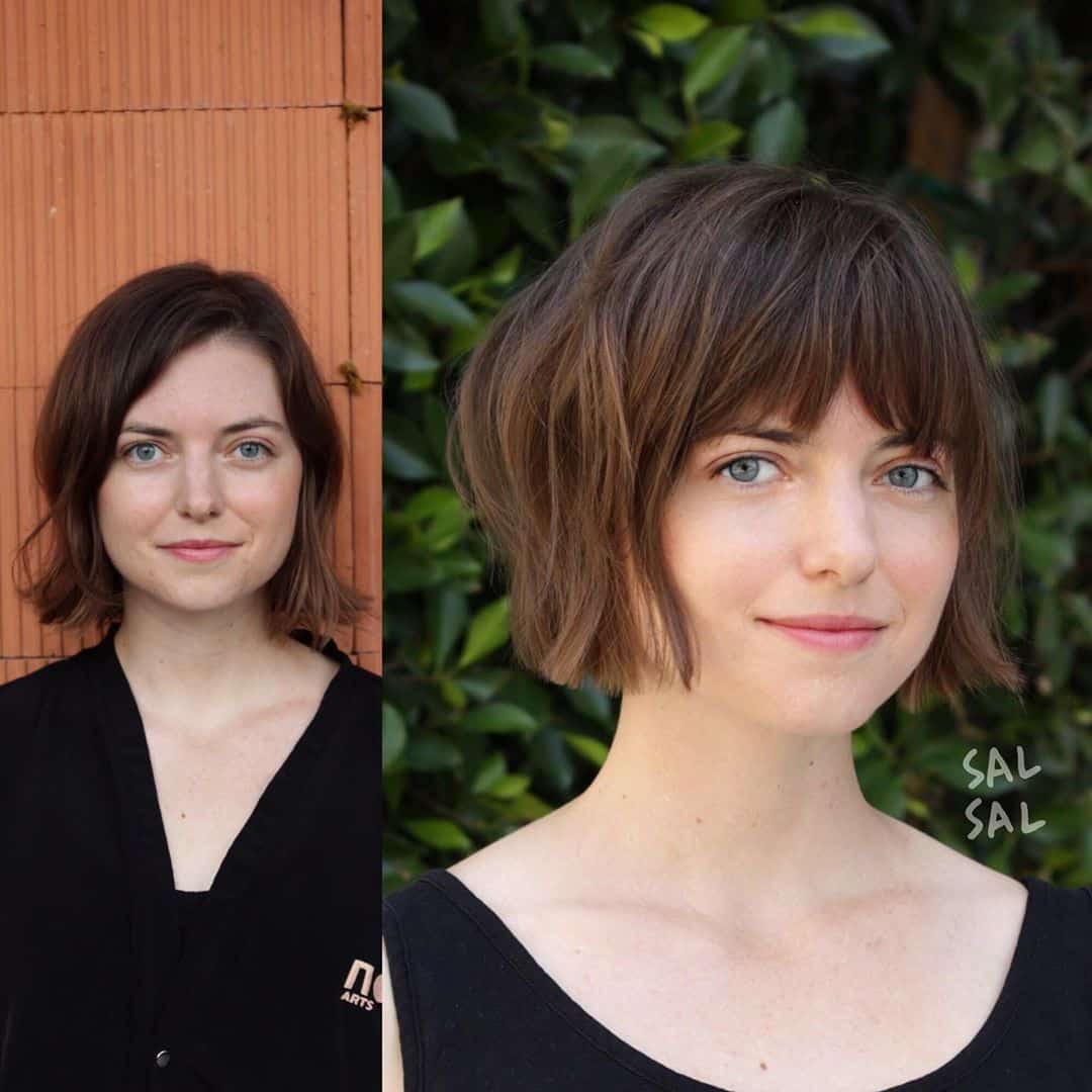 64 Chic Short Bob Haircuts with Bangs