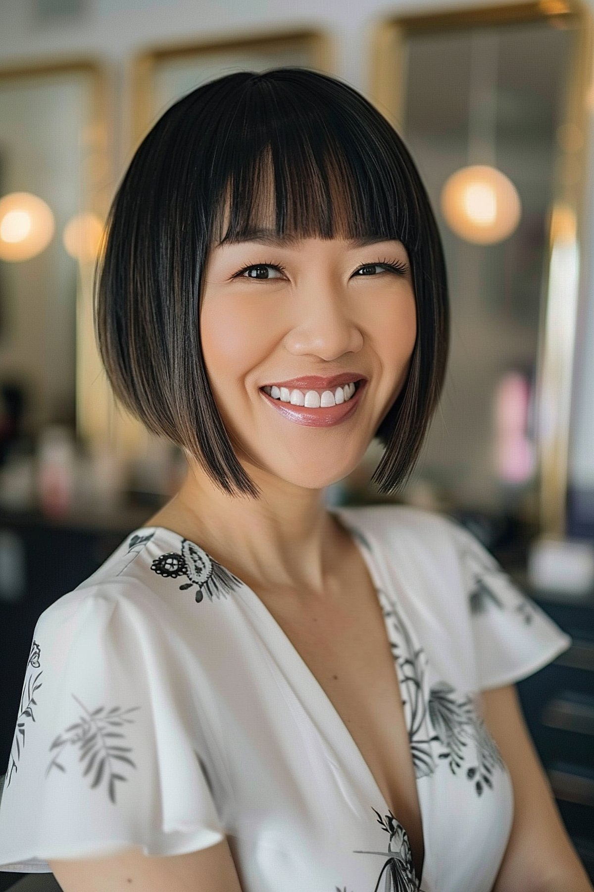 The Chin-Length Blunt Bob Is Trending and Here Are 43 Chic Ideas