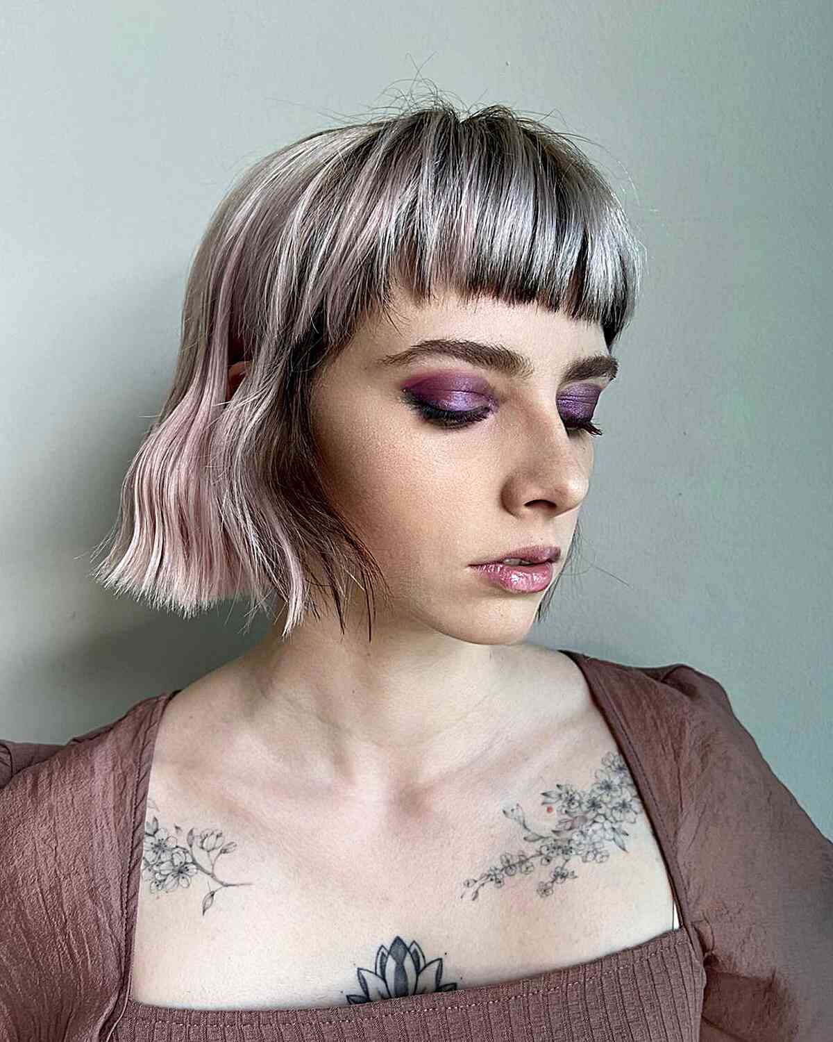 The Chin-Length Blunt Bob Is Trending and Here Are 43 Chic Ideas