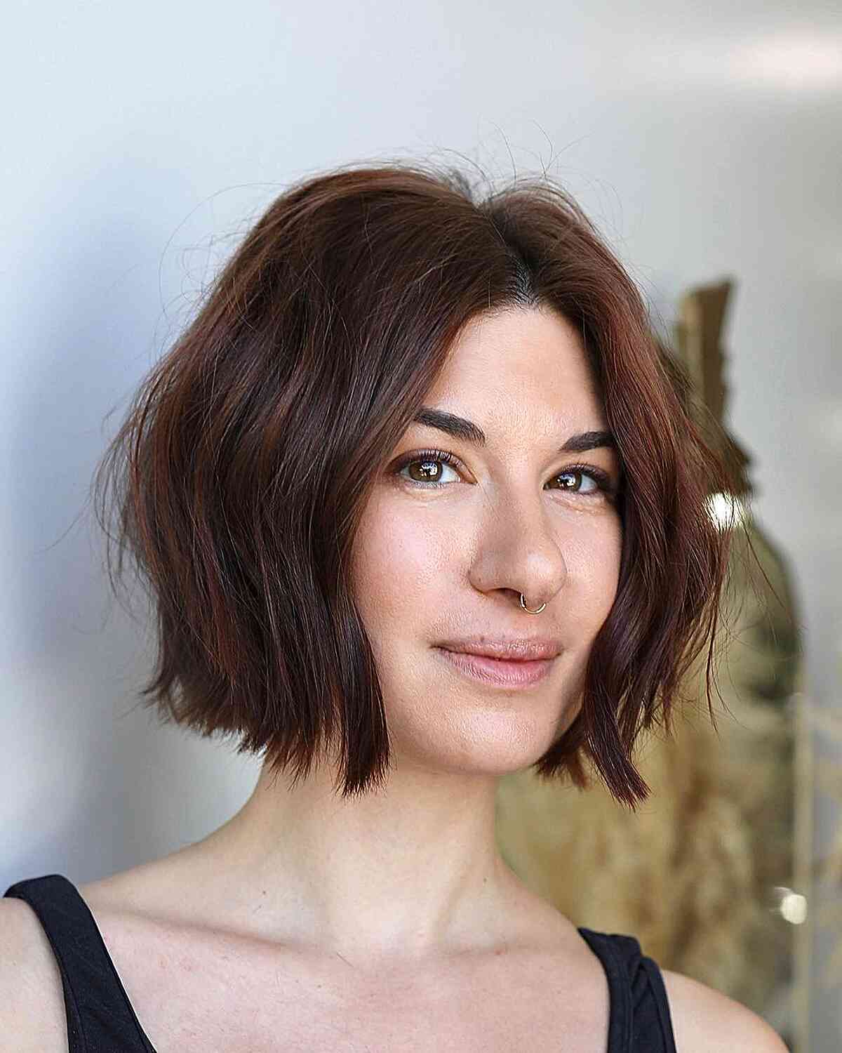 The Chin-Length Blunt Bob Is Trending and Here Are 43 Chic Ideas