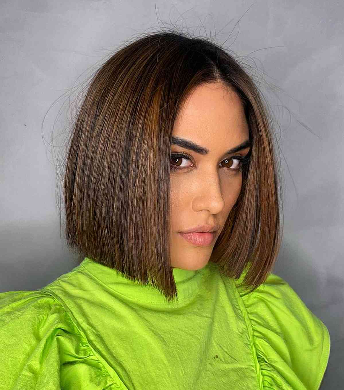 The Chin-Length Blunt Bob Is Trending and Here Are 43 Chic Ideas