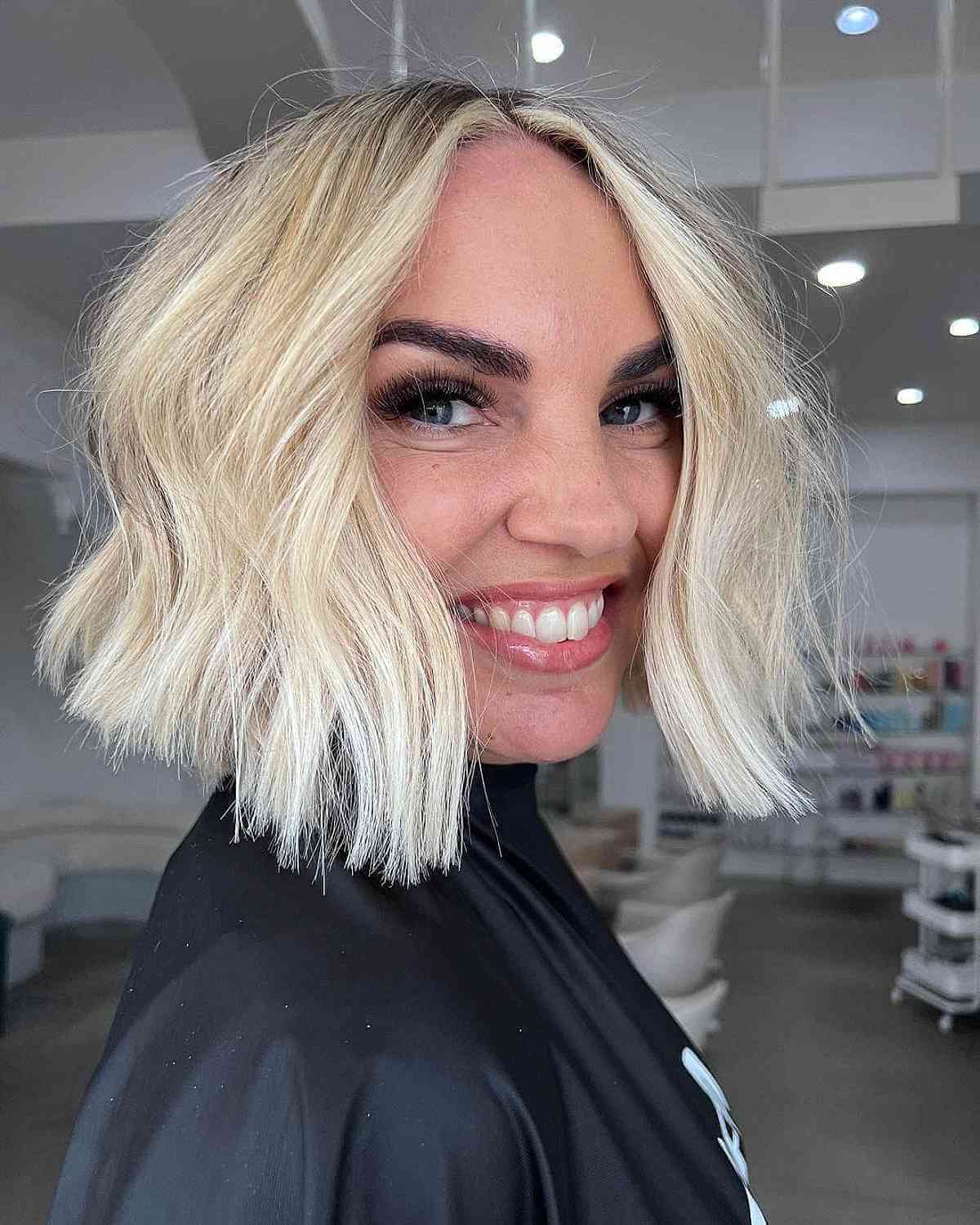 The Chin-Length Blunt Bob Is Trending and Here Are 43 Chic Ideas