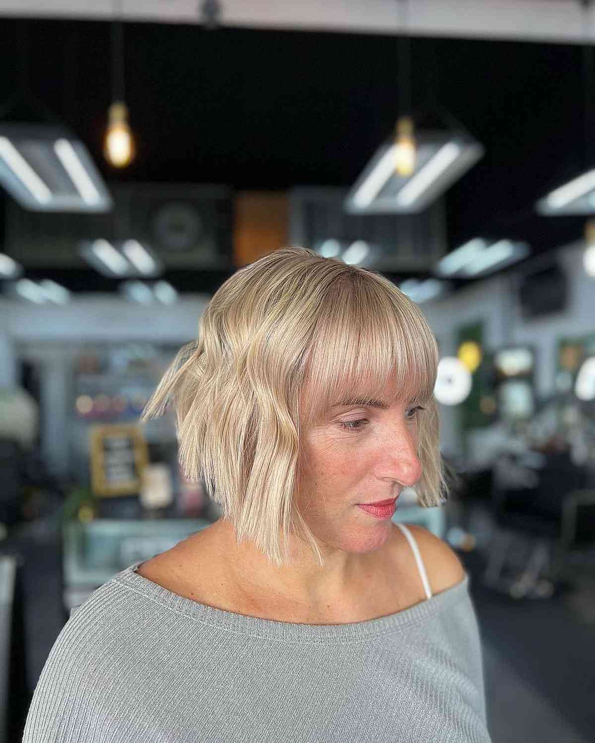 The Chin-Length Blunt Bob Is Trending and Here Are 43 Chic Ideas