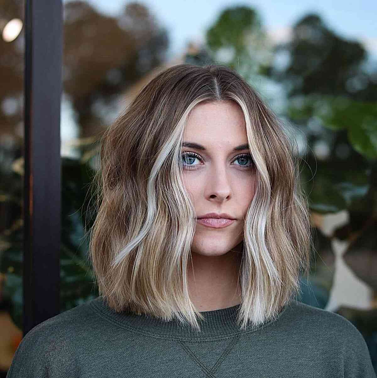 49 Trendiest Long Blunt Bob Haircuts for a Sleek New Blunt Lob