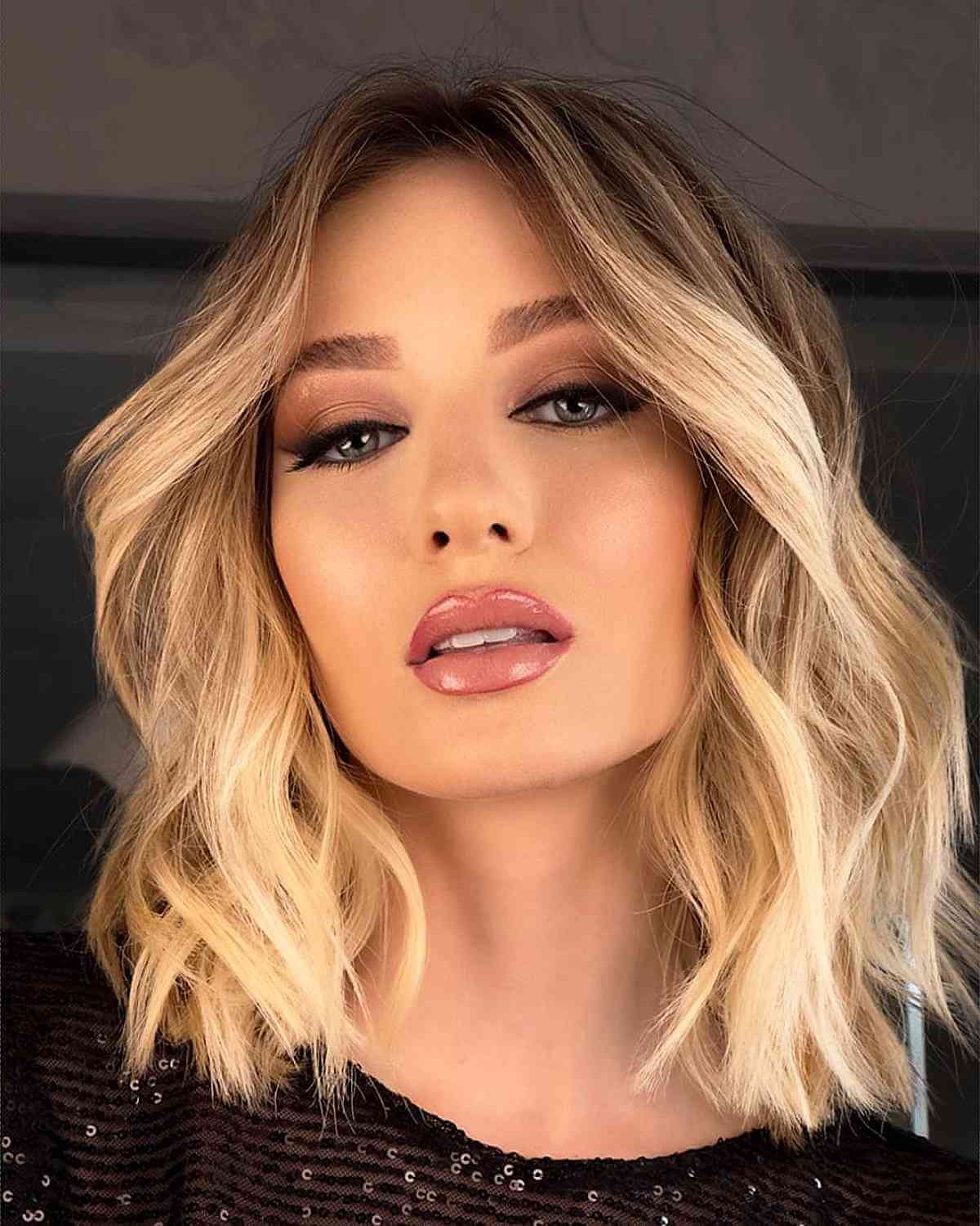 49 Trendiest Long Blunt Bob Haircuts for a Sleek New Blunt Lob