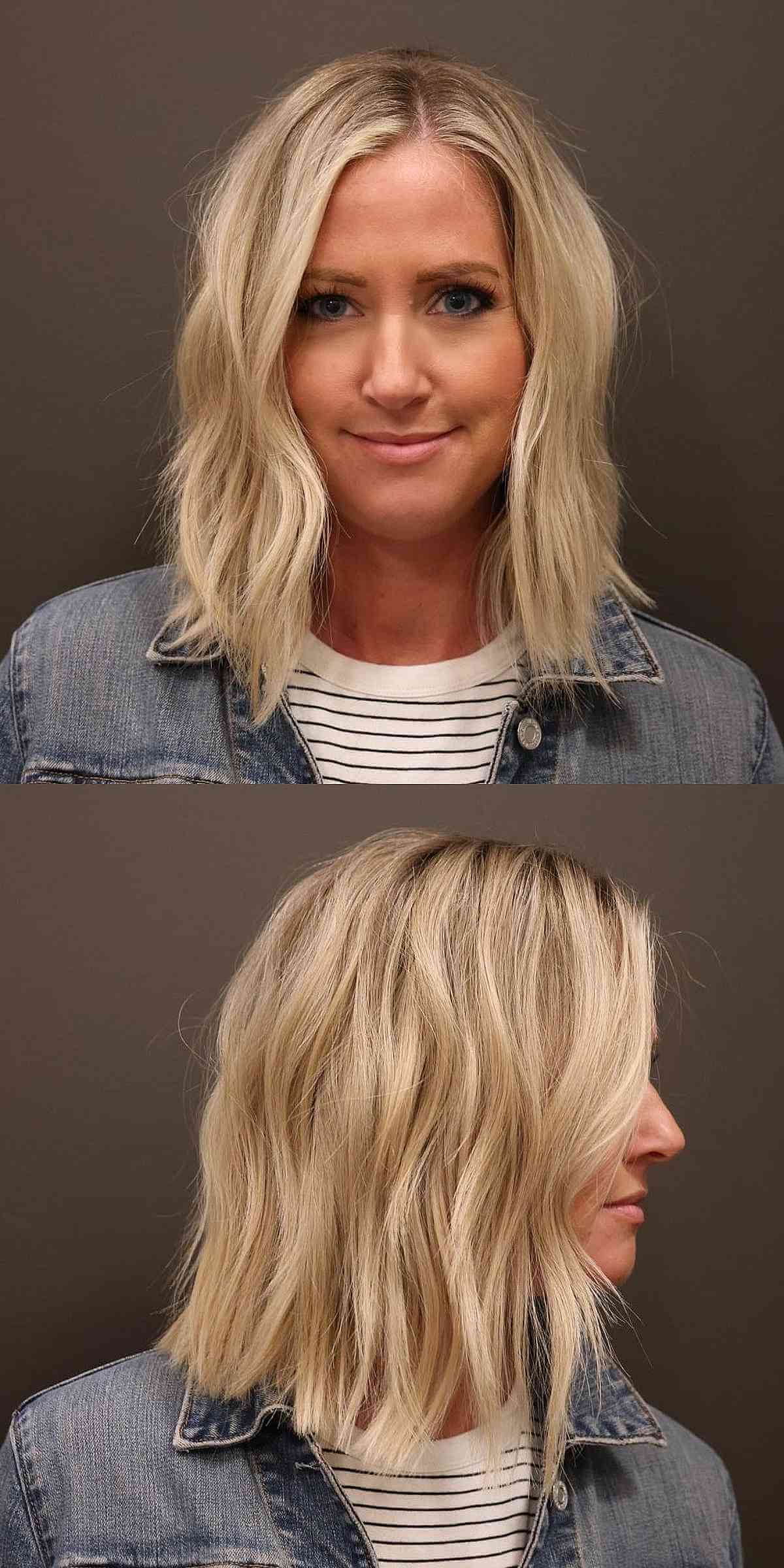 49 Trendiest Long Blunt Bob Haircuts for a Sleek New Blunt Lob