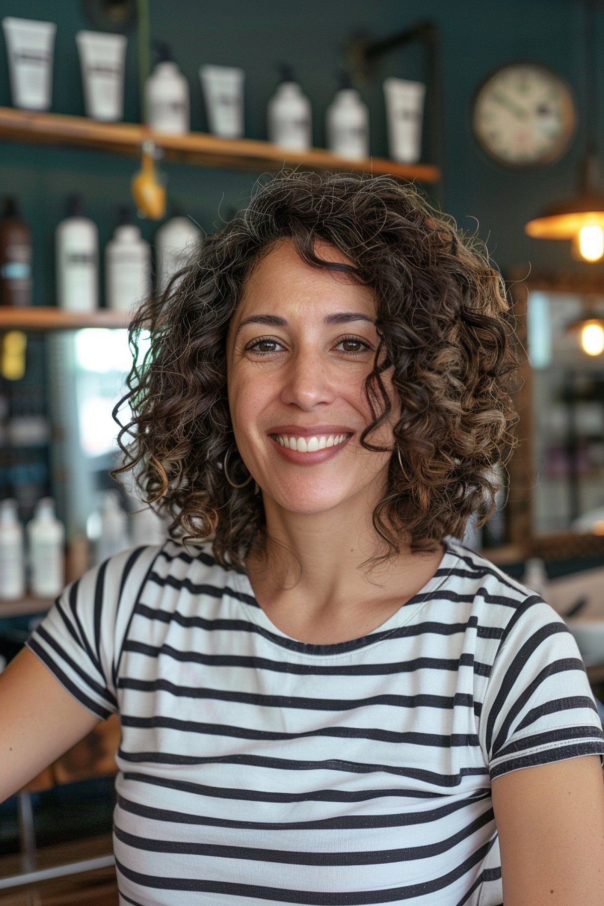 21 Trendiest Curly, Shaggy Lob Haircuts for Curly-Haired Women