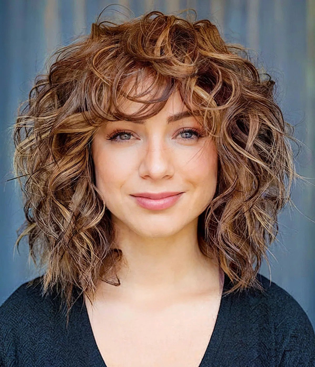 21 Trendiest Curly, Shaggy Lob Haircuts for Curly-Haired Women