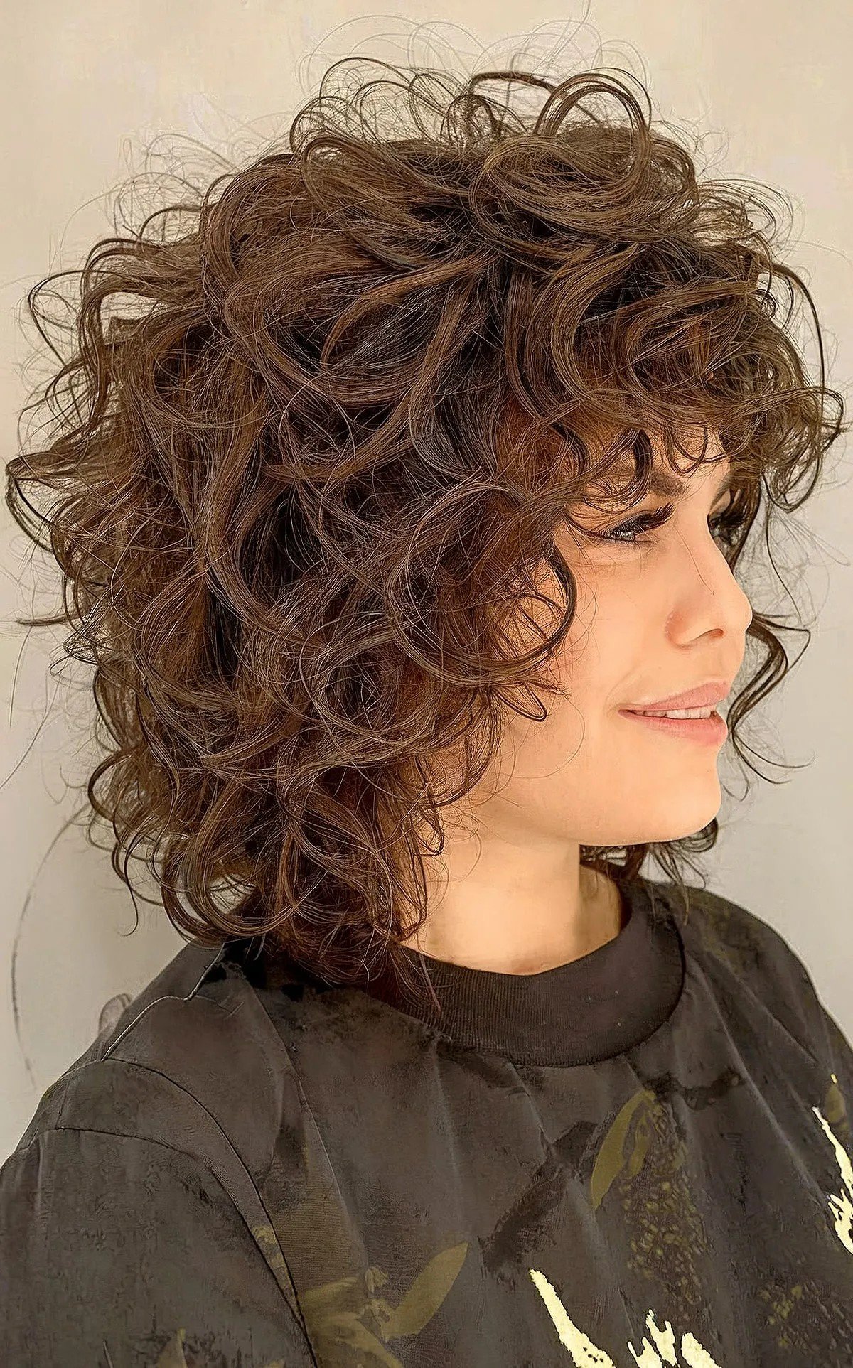 21 Trendiest Curly, Shaggy Lob Haircuts for Curly-Haired Women