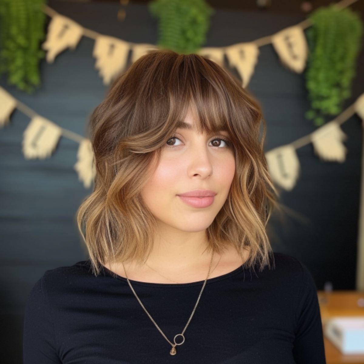 35 Trendy Choppy Bob with Bangs for a Modern Beachy Style