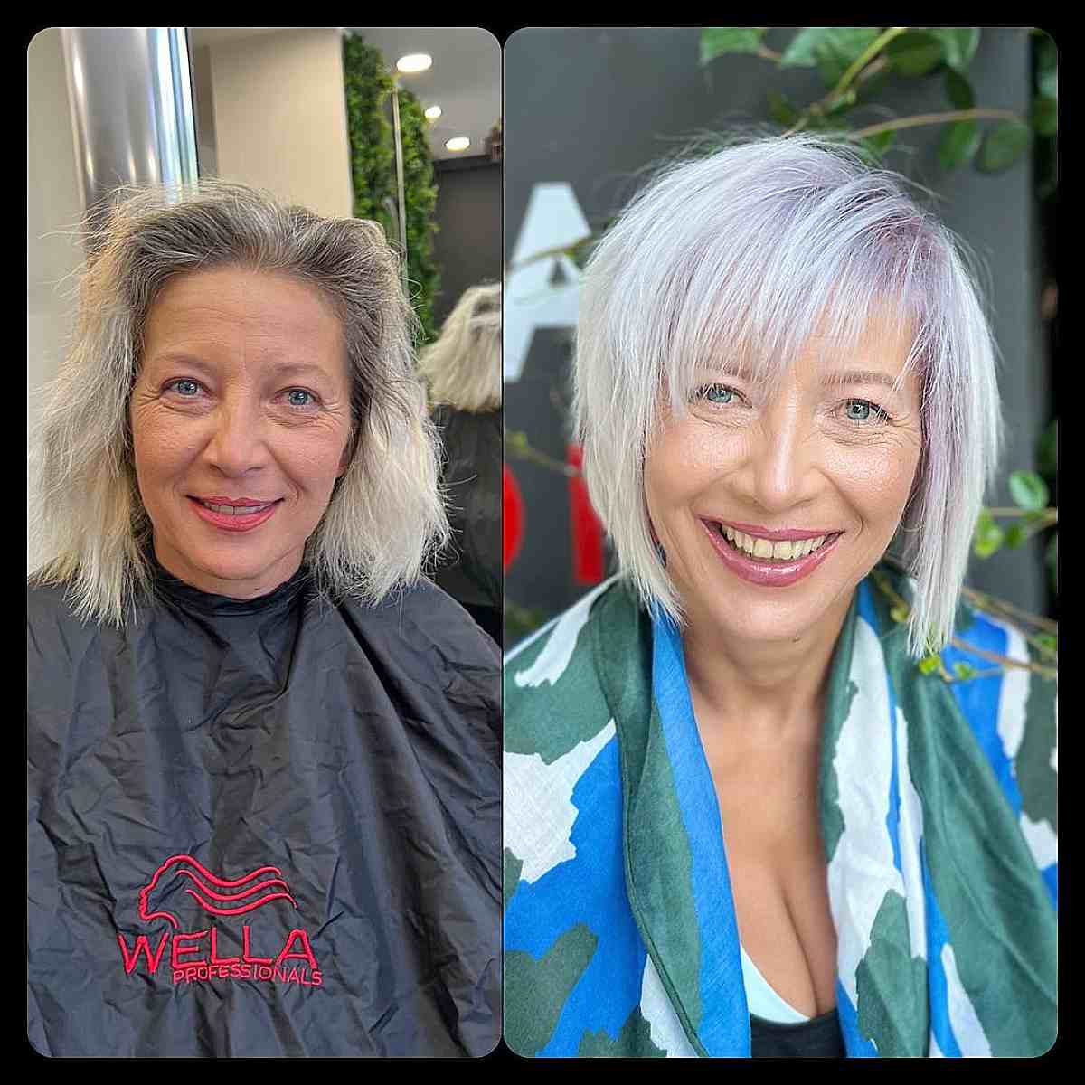 35 Trendy Choppy Bob with Bangs for a Modern Beachy Style