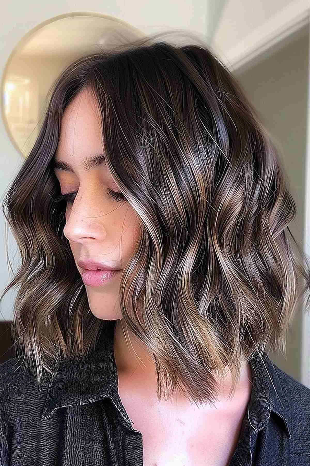28 Coolest Long Choppy Bob Haircuts for That Beachy Lob Look