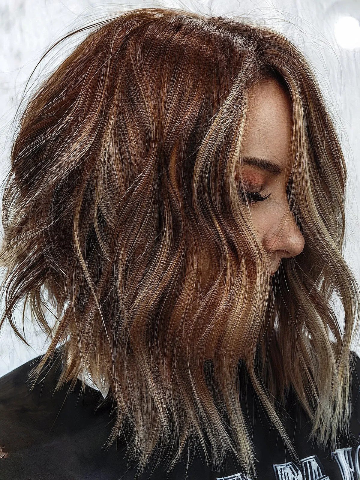 28 Coolest Long Choppy Bob Haircuts for That Beachy Lob Look