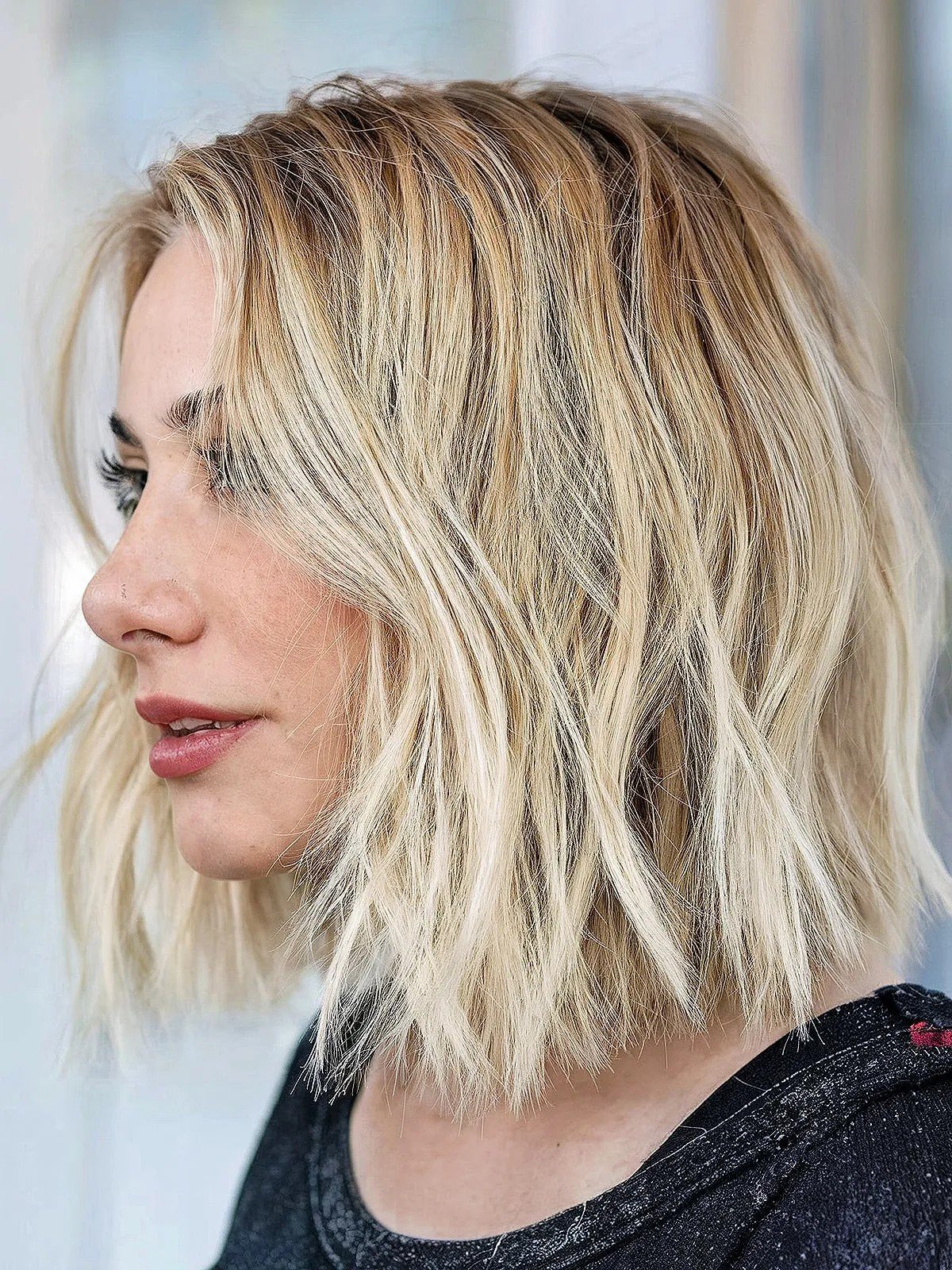 28 Coolest Long Choppy Bob Haircuts for That Beachy Lob Look