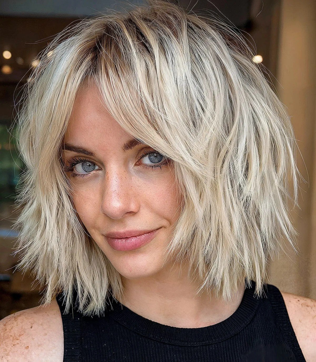 These 34 Short Shaggy Bob Haircuts Are The On-Trend Look Right Now