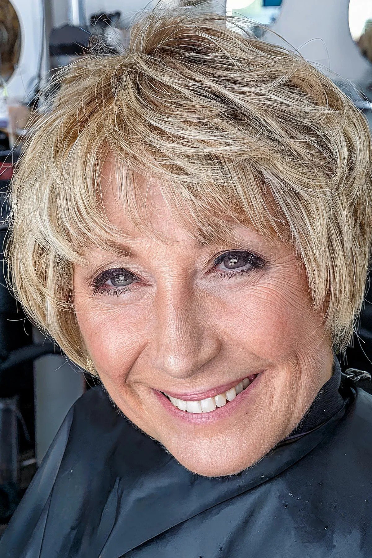 41 Easy and Stylish Short Bobs With Bangs for Women Over 60