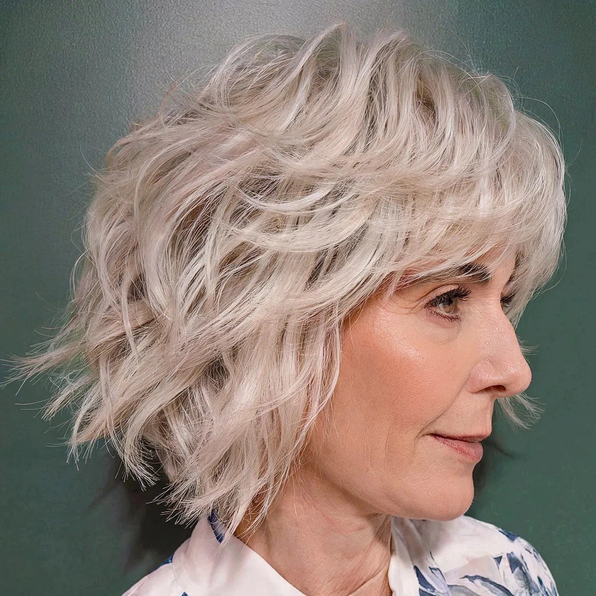 41 Easy and Stylish Short Bobs With Bangs for Women Over 60