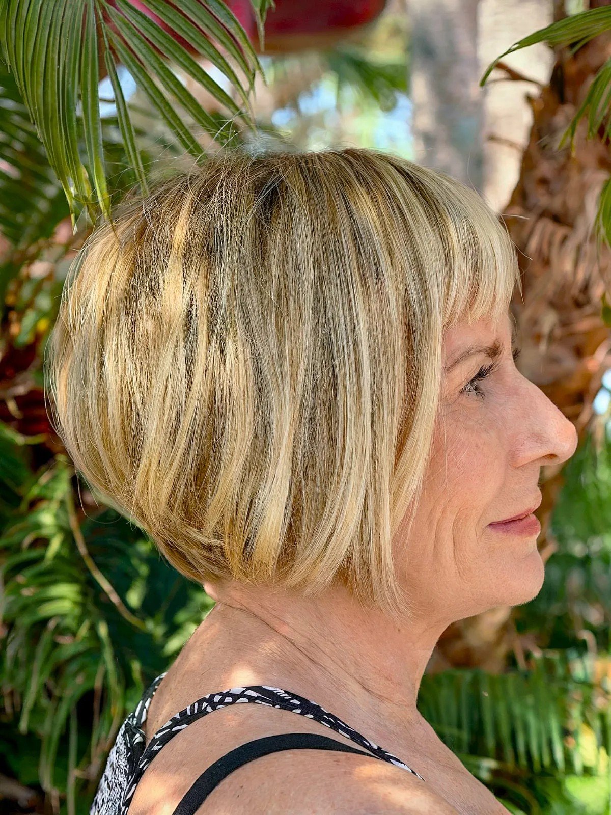 41 Easy and Stylish Short Bobs With Bangs for Women Over 60