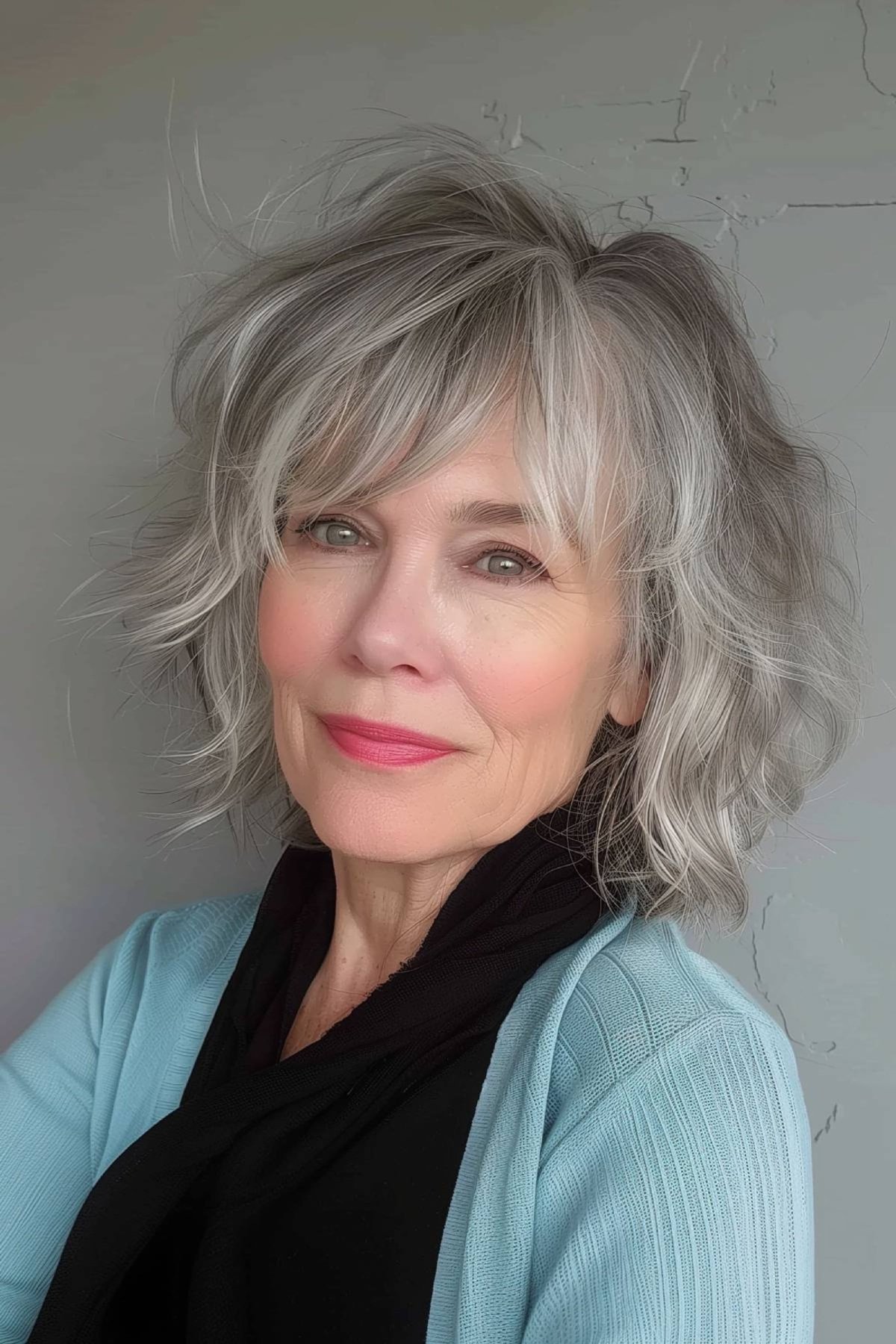 41 Easy and Stylish Short Bobs With Bangs for Women Over 60
