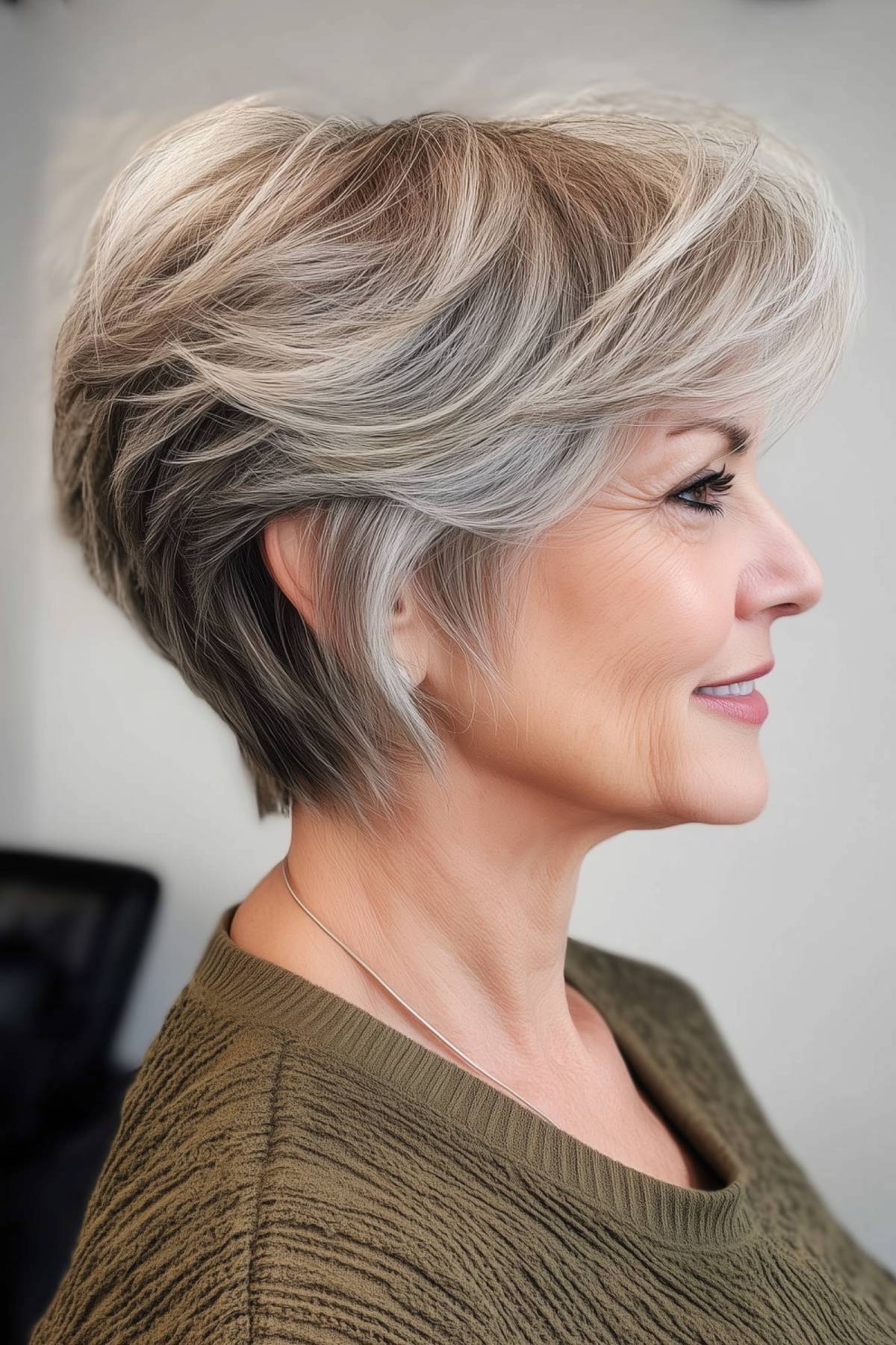 41 Easy and Stylish Short Bobs With Bangs for Women Over 60