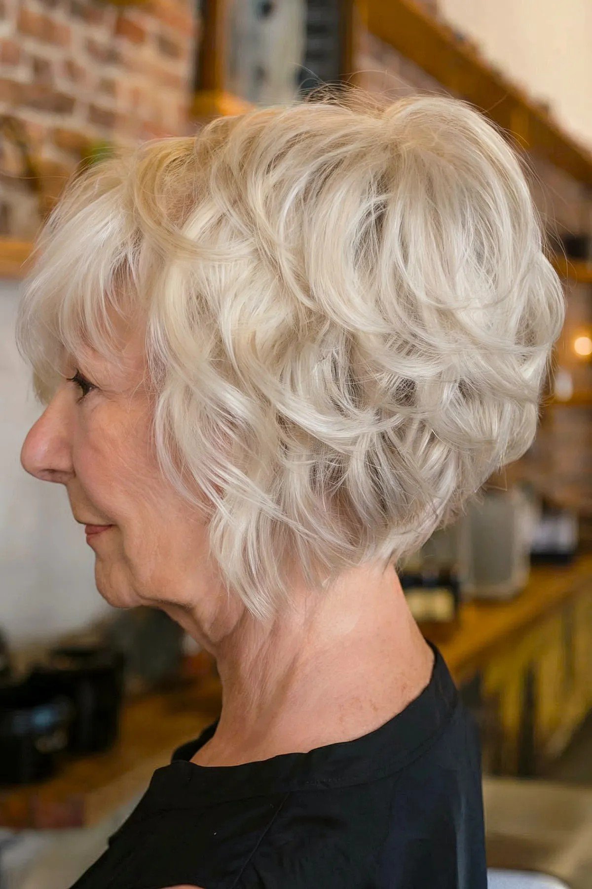 41 Easy and Stylish Short Bobs With Bangs for Women Over 60