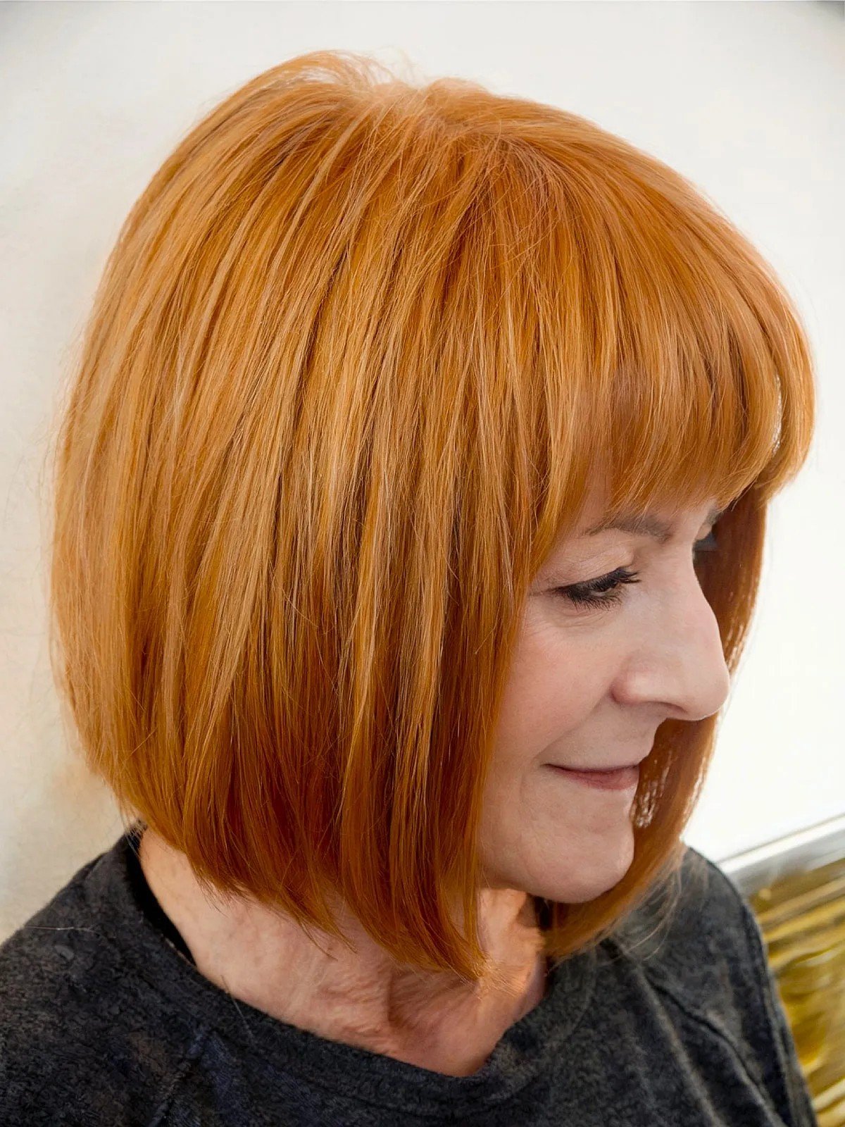 41 Easy and Stylish Short Bobs With Bangs for Women Over 60