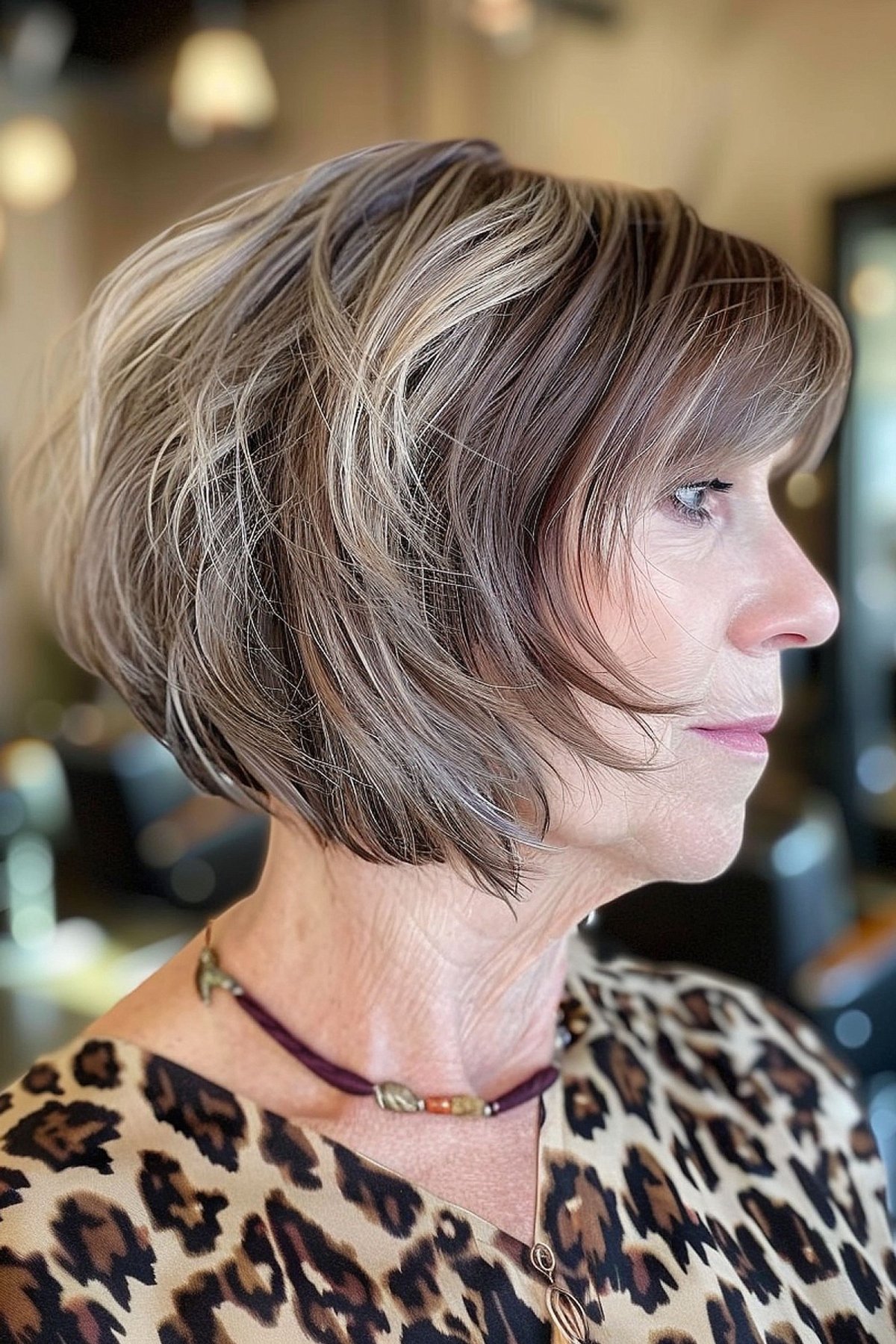 41 Easy and Stylish Short Bobs With Bangs for Women Over 60