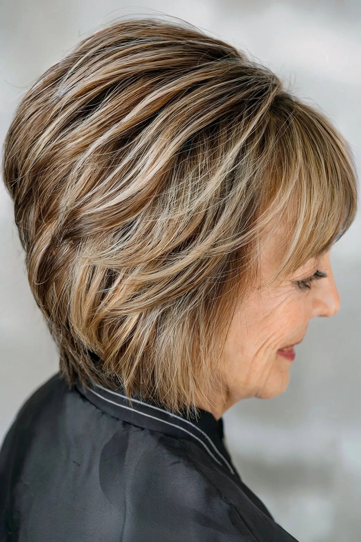 41 Easy and Stylish Short Bobs With Bangs for Women Over 60
