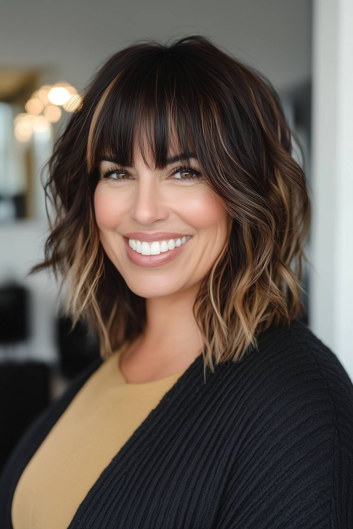 37 Coolest Shaggy Lob Haircut Ideas