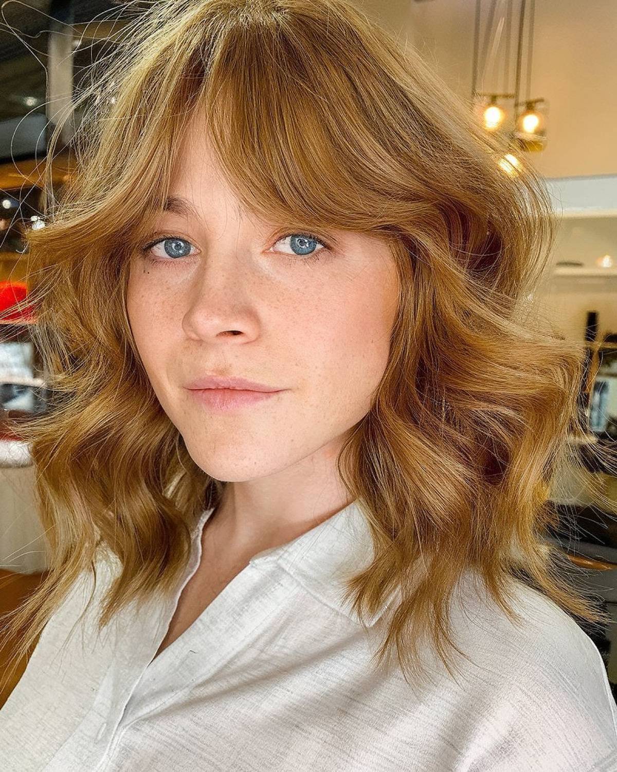 37 Coolest Shaggy Lob Haircut Ideas