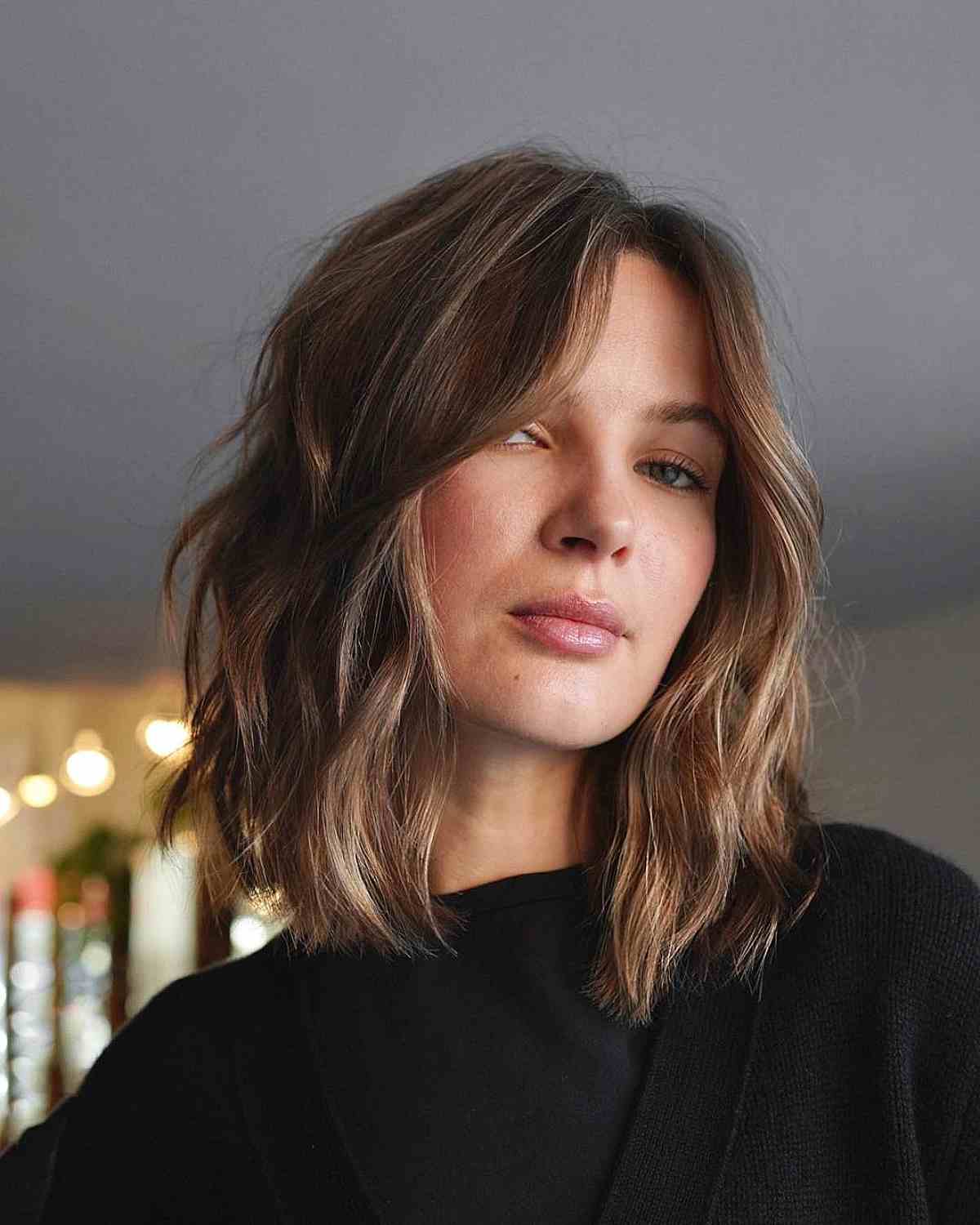 37 Coolest Shaggy Lob Haircut Ideas