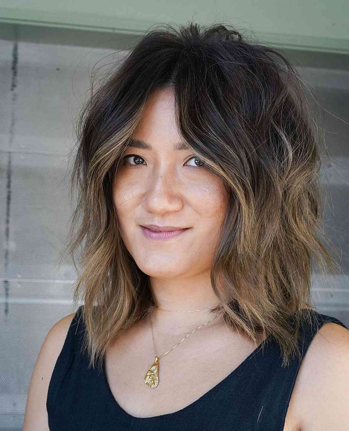 37 Coolest Shaggy Lob Haircut Ideas