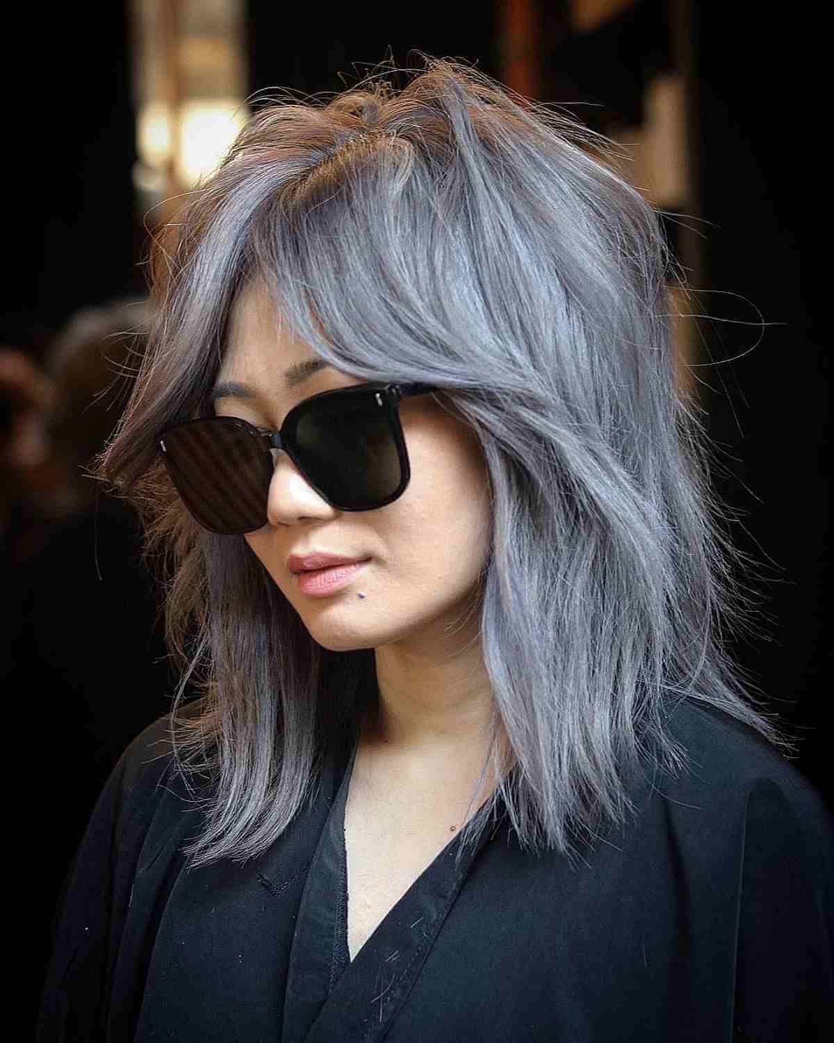 37 Coolest Shaggy Lob Haircut Ideas