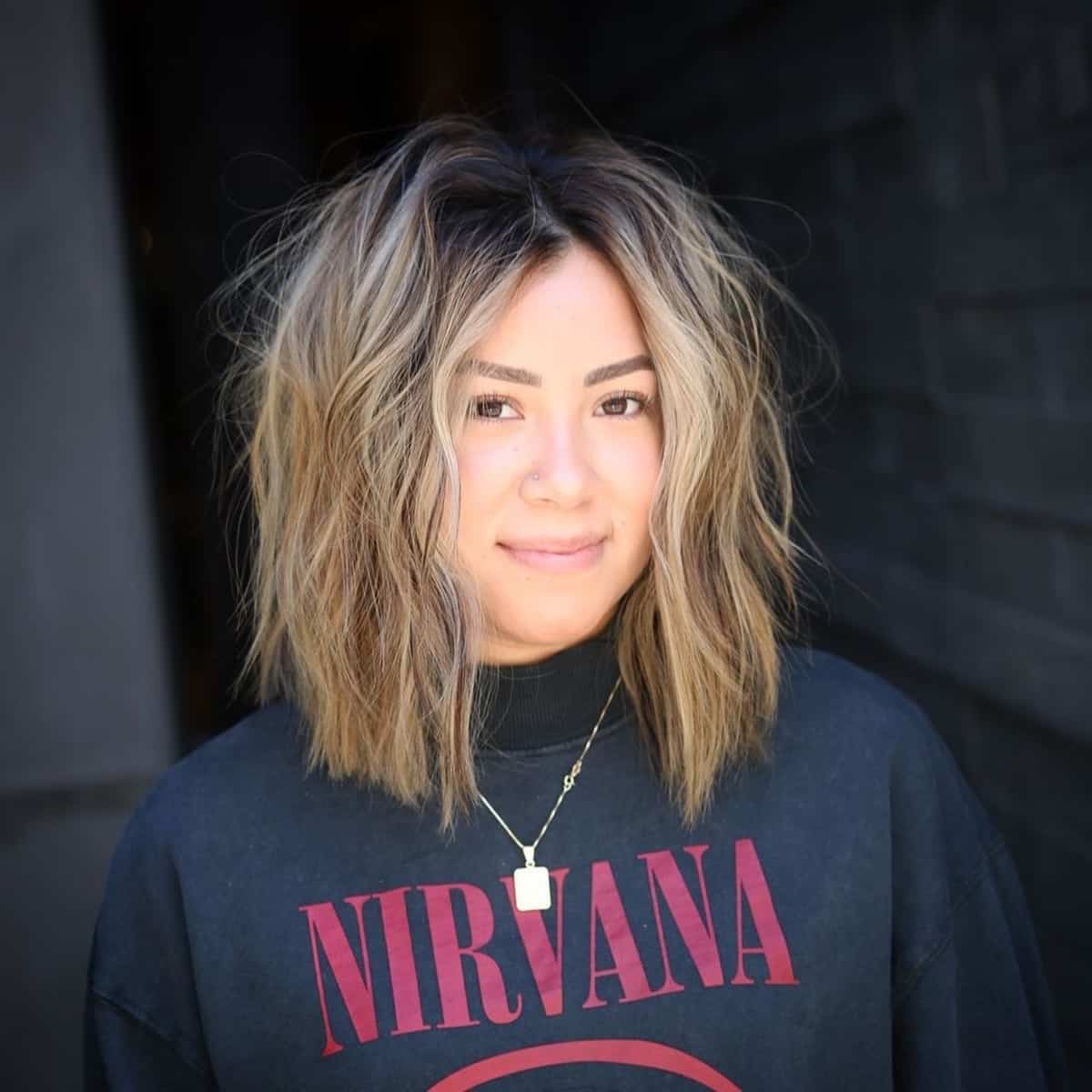 37 Coolest Shaggy Lob Haircut Ideas