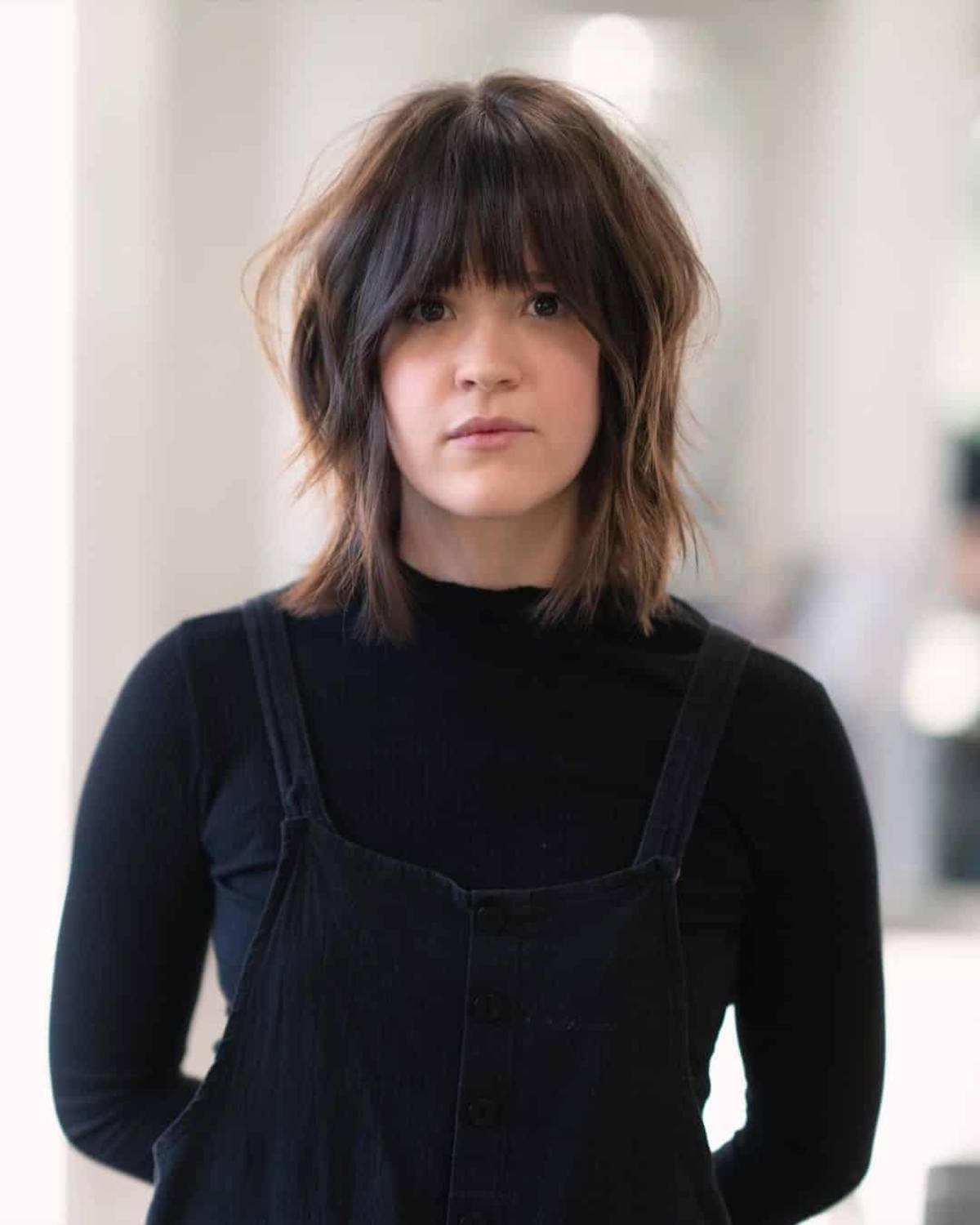 37 Coolest Shaggy Lob Haircut Ideas
