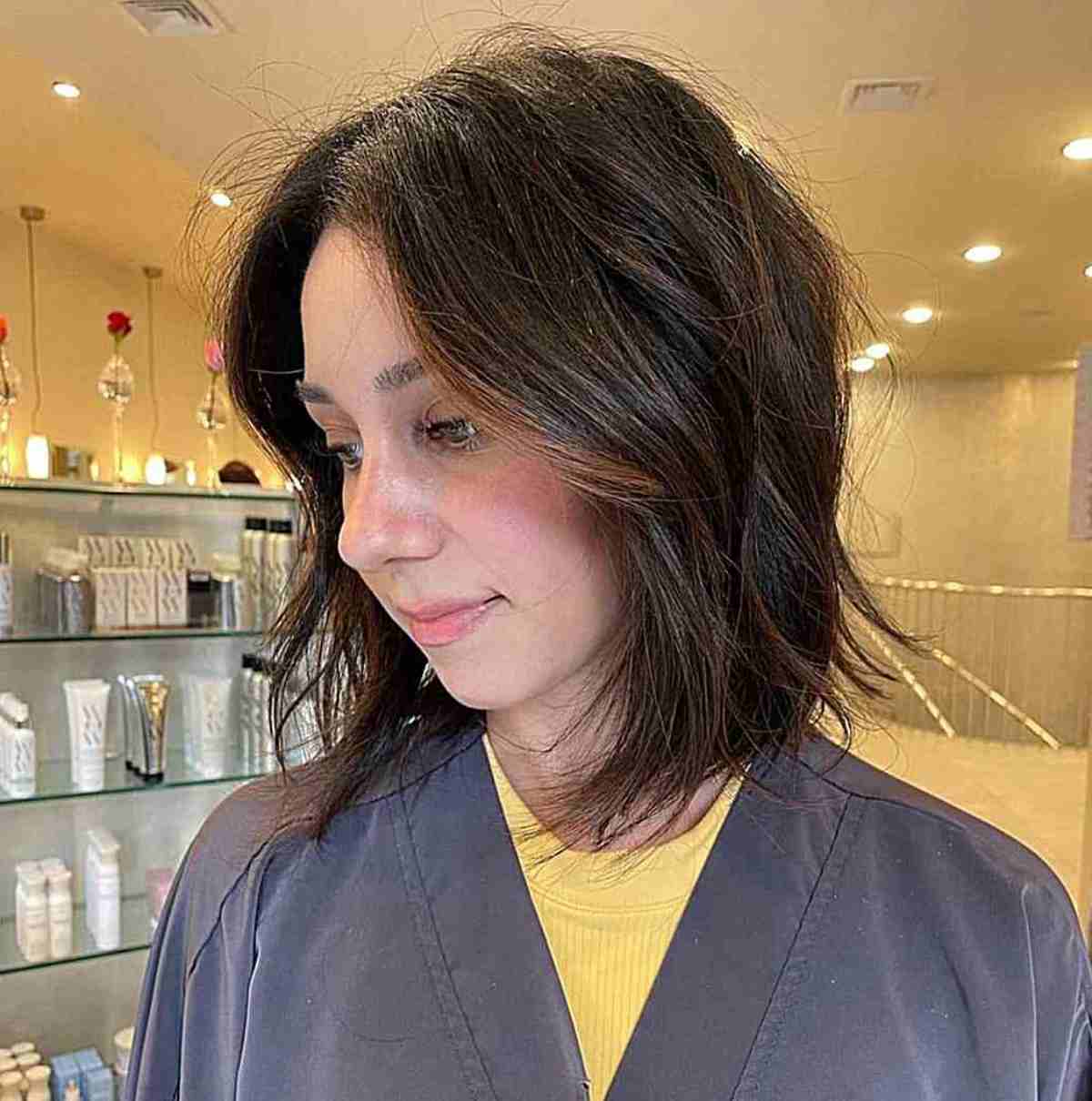 37 Coolest Shaggy Lob Haircut Ideas