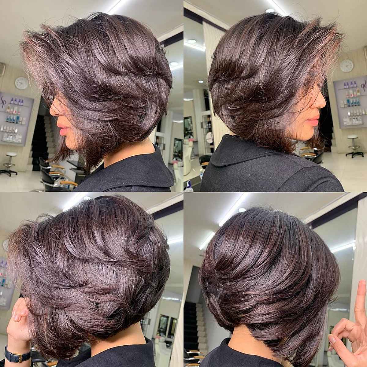 29 Feathered Bob Haircuts That Add Fullness & Movement to Your Hair