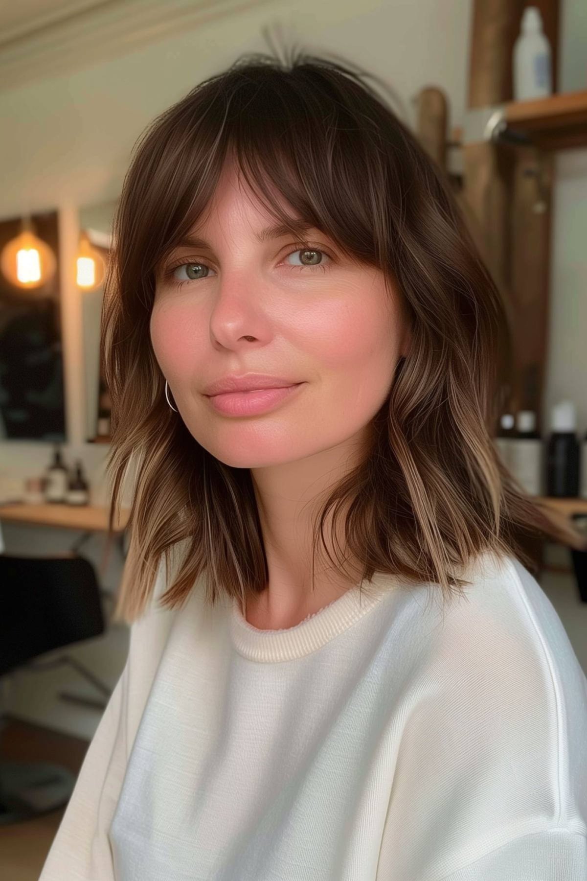 29 Best Ways to Pair a Long Bob with Curtain Bangs