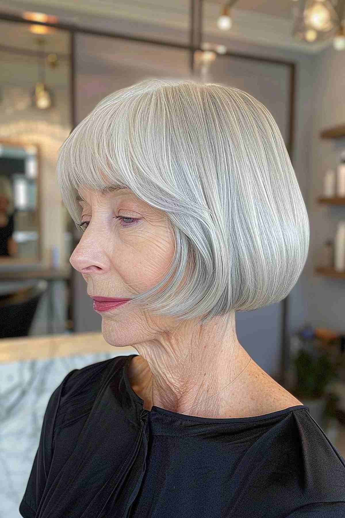 27 Stylish Bob Haircuts for Women Over 70 Who Want a Fashionable Look